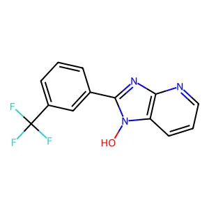 2-[3-(trifluoromethyl)phenyl]-1H-imidazo[4,5-b]pyridin-1-ol structure