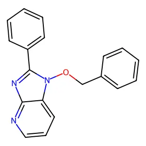 1-(benzyloxy)-2-phenyl-1H-imidazo[4,5-b]pyridine structure