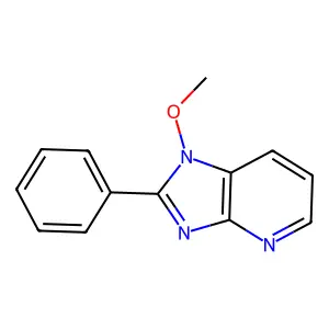 1-methoxy-2-phenyl-1H-imidazo[4,5-b]pyridine structure