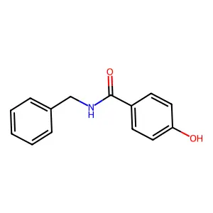 N-benzyl-4-hydroxybenzamide structure