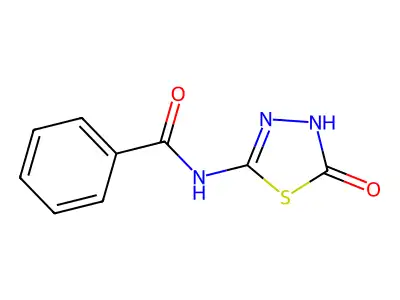 Benzamide, N-(4,5-dihydro-5-oxo-1,3,4-thiadiazol-2-yl)- structure