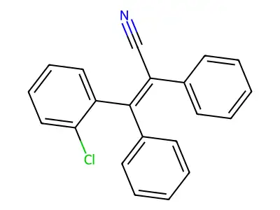 3-(2-Chlorophenyl)-2,3-diphenylprop-2-enenitrile structure
