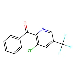 2-Benzoyl-3-chloro-5-(trifluoromethyl)pyridine structure