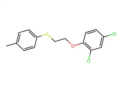 2,4-Dichloro-1-{2-[(4-methylphenyl)sulfanyl]ethoxy}benzene structure