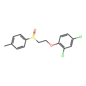 [2-(2,4-Dichlorophenoxy)ethyl](4-methylphenyl)oxo-lambda~4~-sulfane structure