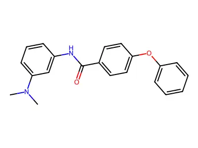 N-[3-(Dimethylamino)phenyl]-4-phenoxybenzamide structure