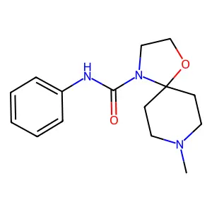 8-methyl-N-phenyl-1-oxa-4,8-diazaspiro[4.5]decane-4-carboxamide structure