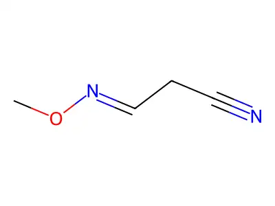 3-Methoxyiminopropanenitrile structure