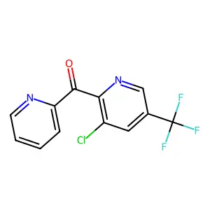 [3-Chloro-5-(trifluoromethyl)-2-pyridinyl](2-pyridinyl)methanone structure