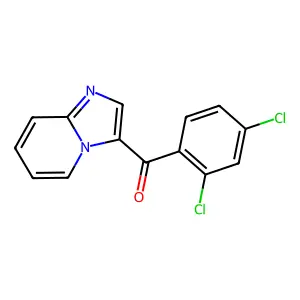 (2,4-Dichlorophenyl)(imidazo[1,2-a]pyridin-3-yl)methanone structure