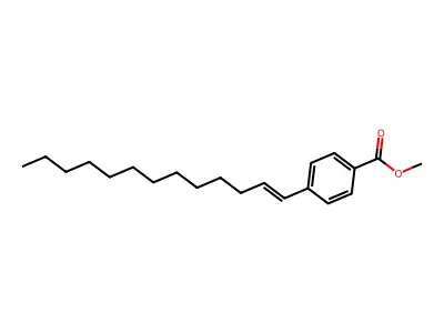 Methyl 4-tridec-1-enylbenzoate structure