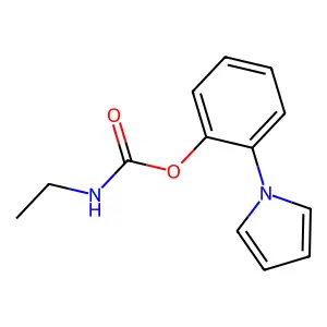 2-(1H-pyrrol-1-yl)phenyl N-ethylcarbamate structure