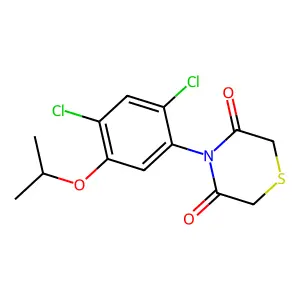 4-(2,4-Dichloro-5-isopropoxyphenyl)-3,5-thiomorpholinedione structure