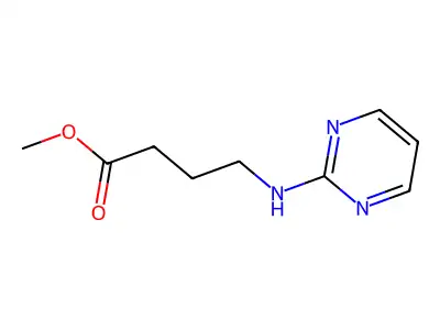 Methyl 4-(pyrimidin-2-ylamino)butanoate structure