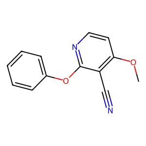 4-Methoxy-2-phenoxynicotinonitrile structure