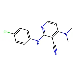 2-(4-Chloroanilino)-4-(dimethylamino)nicotinonitrile structure