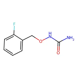 N-[(2-fluorobenzyl)oxy]urea structure