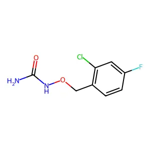 N-[(2-chloro-4-fluorobenzyl)oxy]urea structure