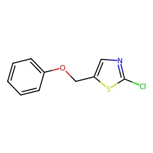 (2-Chloro-1,3-thiazol-5-yl)methyl phenyl ether structure