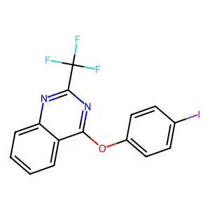 4-(4-Iodophenoxy)-2-(trifluoromethyl)quinazoline structure