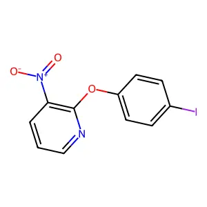2-(4-Iodophenoxy)-3-nitropyridine structure