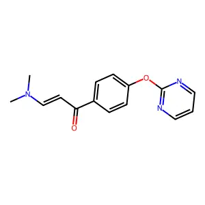 3-(Dimethylamino)-1-(4-pyrimidin-2-yloxyphenyl)prop-2-en-1-one structure