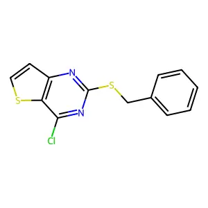 2-(Benzylsulfanyl)-4-chlorothieno[3,2-d]pyrimidine structure