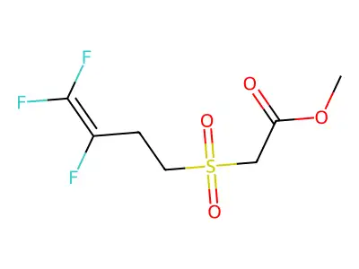 Methyl 2-[(3,4,4-trifluoro-3-butenyl)sulfonyl]acetate structure