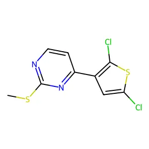 4-(2,5-Dichloro-3-thienyl)-2-pyrimidinyl methyl sulfide structure