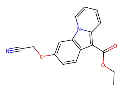 Ethyl 3-(cyanomethoxy)pyrido[1,2-a]indole-10-carboxylate structure