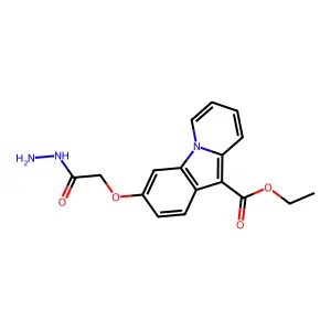 Ethyl 3-(2-hydrazino-2-oxoethoxy)pyrido[1,2-a]indole-10-carboxylate structure