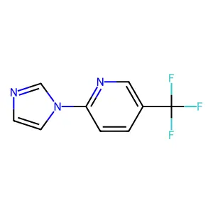2-(1H-imidazol-1-yl)-5-(trifluoromethyl)pyridine structure