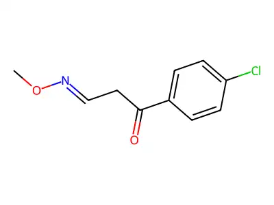 1-(4-Chlorophenyl)-3-methoxyiminopropan-1-one structure