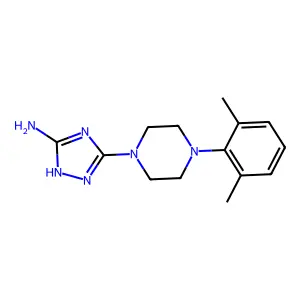 5-[4-(2,6-dimethylphenyl)piperazino]-1H-1,2,4-triazol-3-amine structure