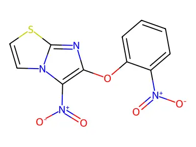 5-Nitro-6-(2-nitrophenoxy)imidazo[2,1-b][1,3]thiazole structure