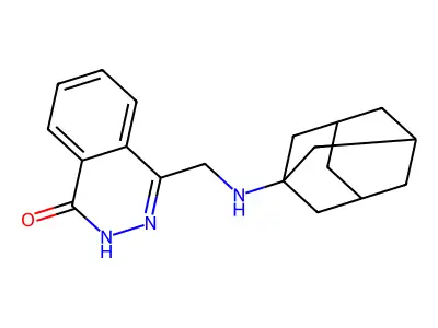 4-[(1-adamantylamino)methyl]-1(2H)-phthalazinone structure