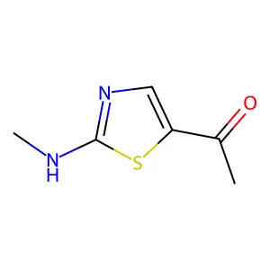 1-(2-(Methylamino)thiazol-5-yl)ethanone structure