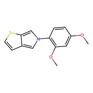 5-(2,4-dimethoxyphenyl)-5H-thieno[2,3-c]pyrrole structure