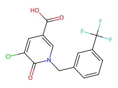 C14H9ClF3NO3 structure