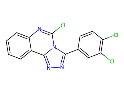 5-Chloro-3-(3,4-dichlorophenyl)-[1,2,4]triazolo[4,3-c]quinazoline structure