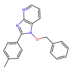1-(benzyloxy)-2-(4-methylphenyl)-1H-imidazo[4,5-b]pyridine structure