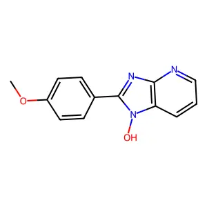 2-(4-methoxyphenyl)-1H-imidazo[4,5-b]pyridin-1-ol structure