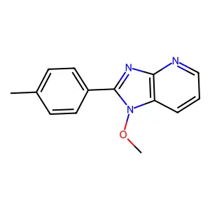 1-methoxy-2-(4-methylphenyl)-1H-imidazo[4,5-b]pyridine structure