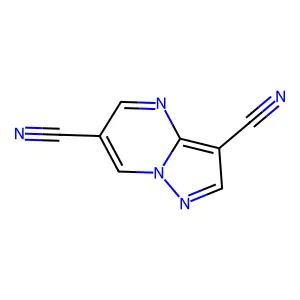 Pyrazolo[1,5-a]pyrimidine-3,6-dicarbonitrile structure