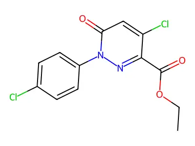 Ethyl 4-chloro-1-(4-chlorophenyl)-6-oxo-1,6-dihydro-3-pyridazinecarboxylate structure