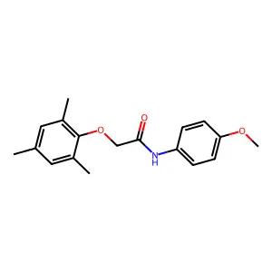 2-(mesityloxy)-N-(4-methoxyphenyl)acetamide structure