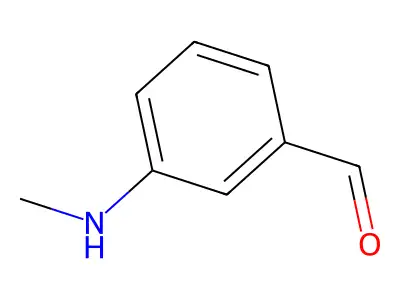 3-(Methylamino)benzaldehyde structure