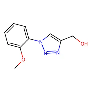 [1-(2-methoxyphenyl)-1H-1,2,3-triazol-4-yl]methanol structure