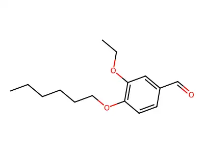 3-Ethoxy-4-hexoxy-benzaldehyde structure