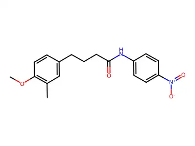 4-(4-methoxy-3-methylphenyl)-N-(4-nitrophenyl)butanamide structure